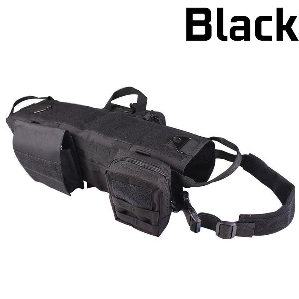 S M L XL Dog Harness Vest with Molle packs Dog Stuff