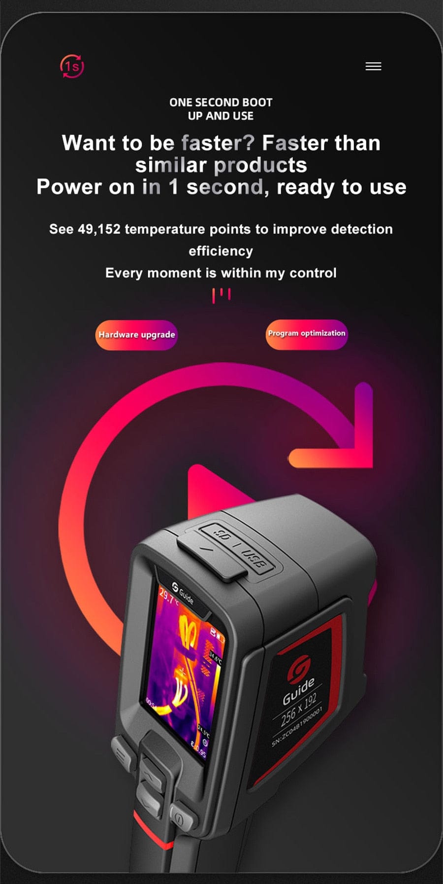 SENSMART PC210 Thermal Camera Infrared Imaging thermal vision