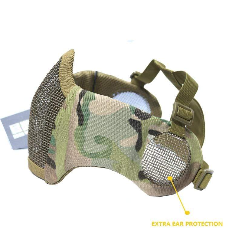 Tactical Foldable Mesh Mask with Cap tactical caps