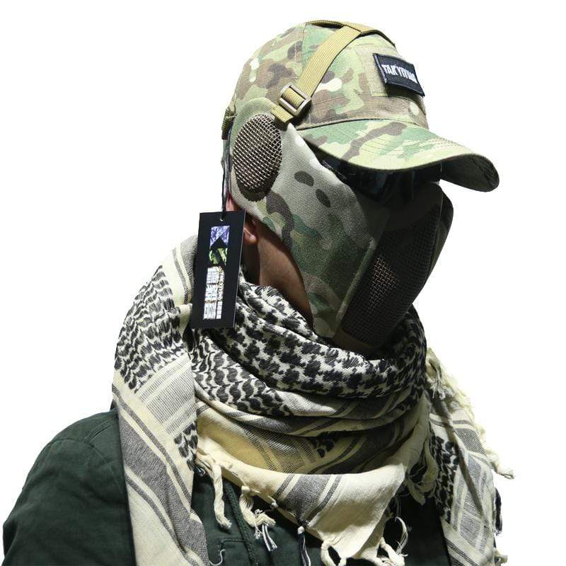 Tactical Foldable Mesh Mask with Cap tactical caps