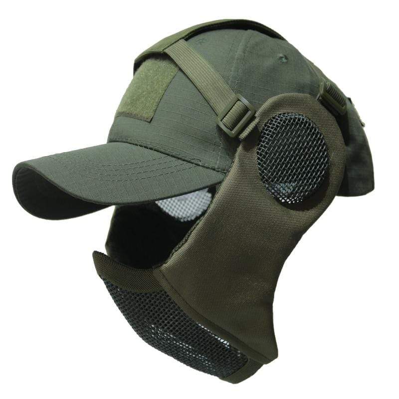 Tactical Foldable Mesh Mask with Cap tactical caps