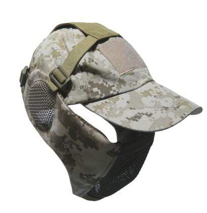 Tactical Foldable Mesh Mask with Cap tactical caps