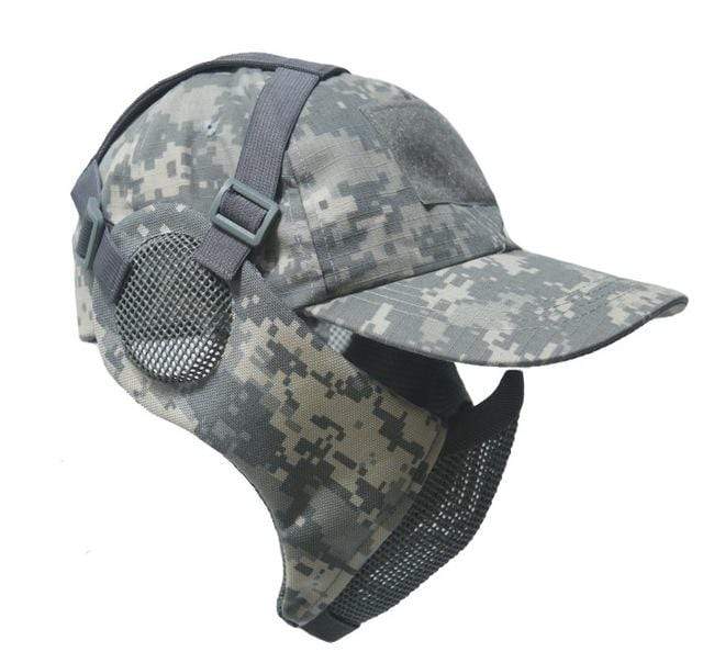 Tactical Foldable Mesh Mask with Cap tactical caps