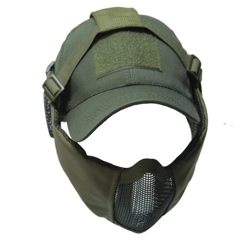 Tactical Foldable Mesh Mask with Cap tactical caps