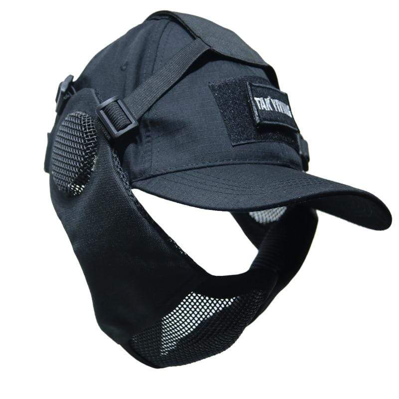 Tactical Foldable Mesh Mask with Cap tactical caps