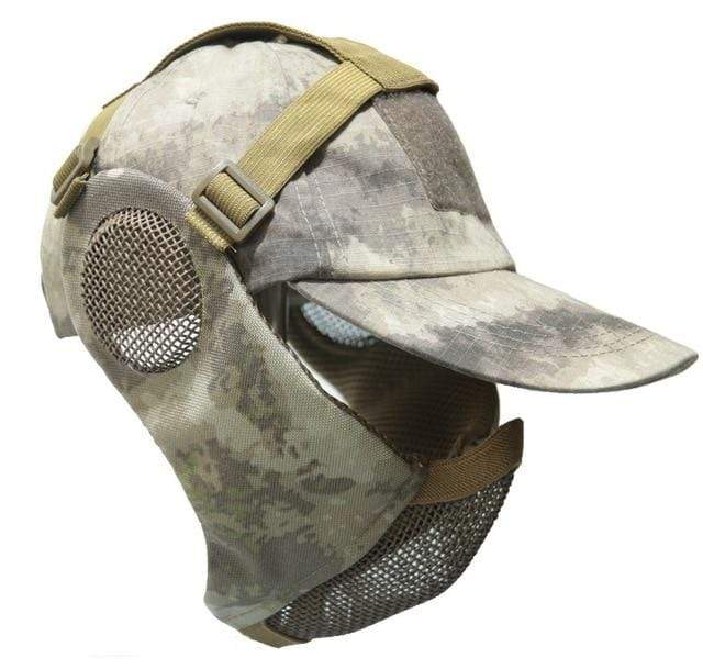 Tactical Foldable Mesh Mask with Cap tactical caps