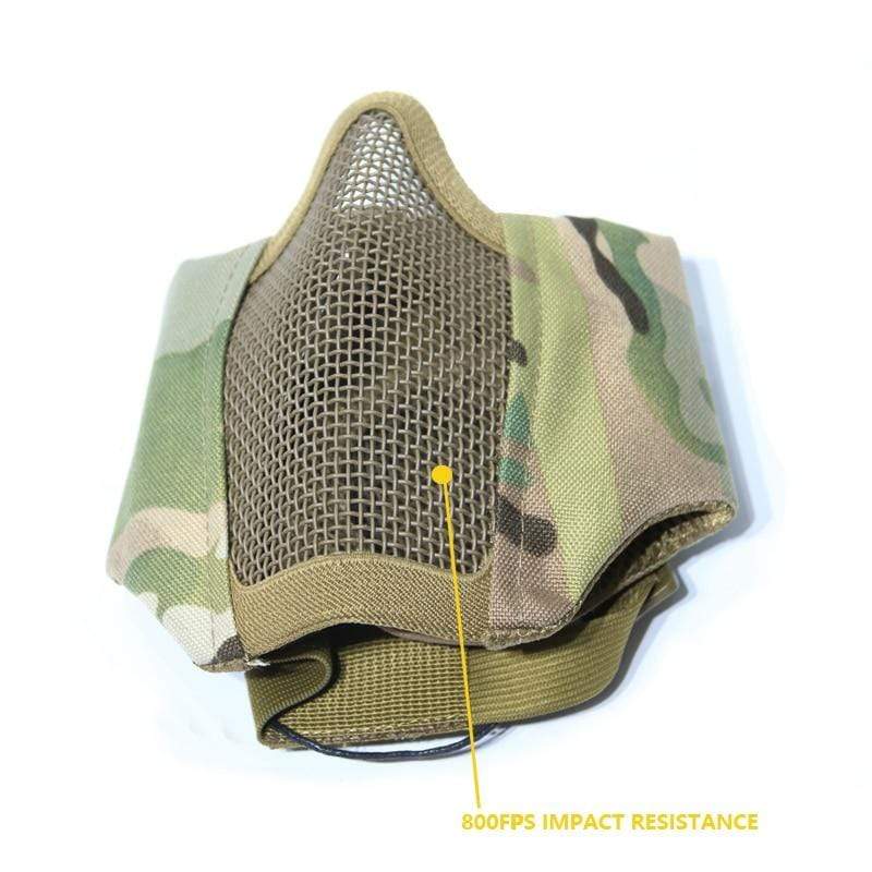 Tactical Foldable Mesh Mask with Cap tactical caps