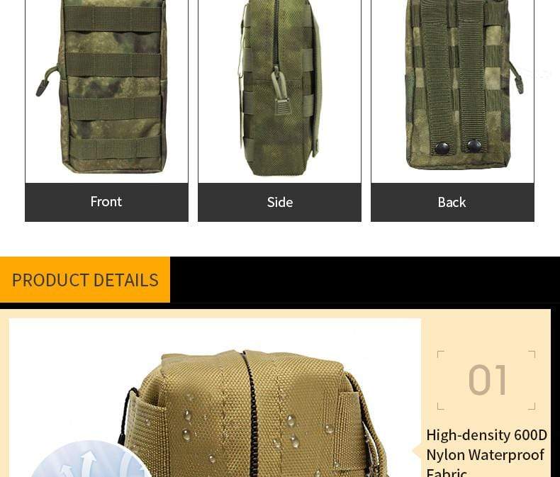 Tactical Utility Bags Vest/Waist (Molle) Helmet & Pack Accessories