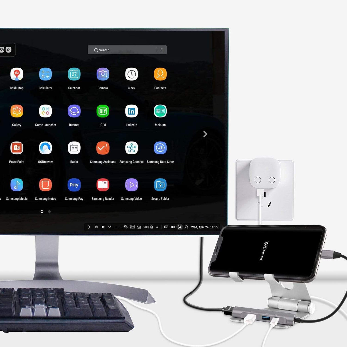 USB C to HDMI Adapter Hub Dock Phone Laptops TVs Smart Technology