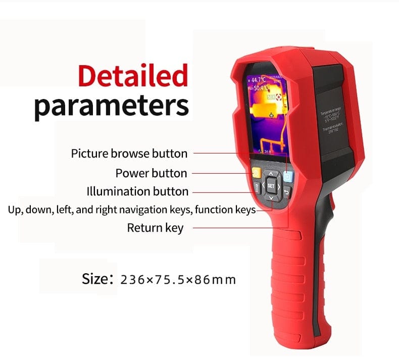 UTi260B Infrared Thermal Imager 256 x192 + Macro Lens thermal vision
