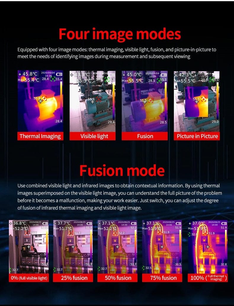 UTi260B Infrared Thermal Imager 256 x192 + Macro Lens thermal vision