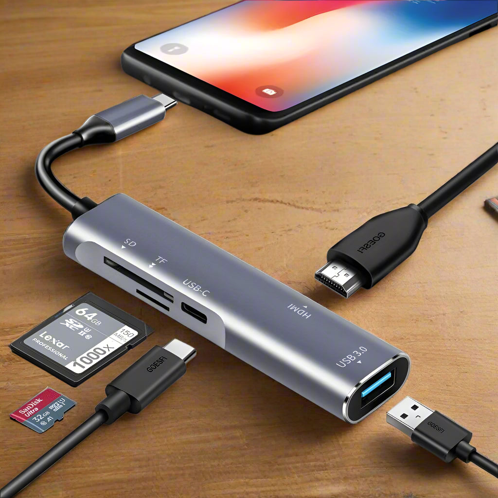 Universal Docking Station Hub 4K Video Output USB C Hdmi Smart Technology