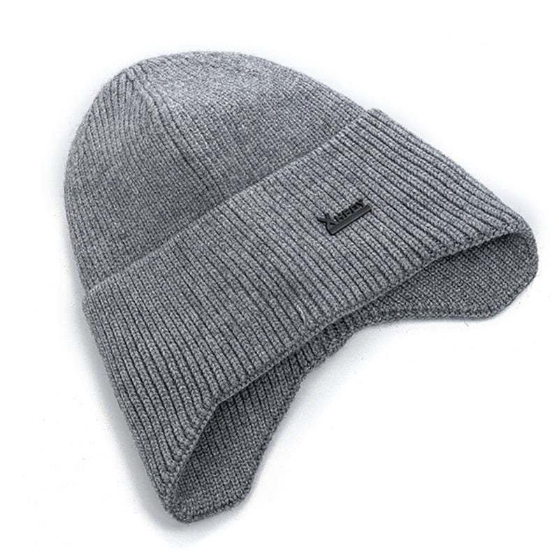 Warm up Wool Beanie with Earflaps Thermal & Wool Beanies