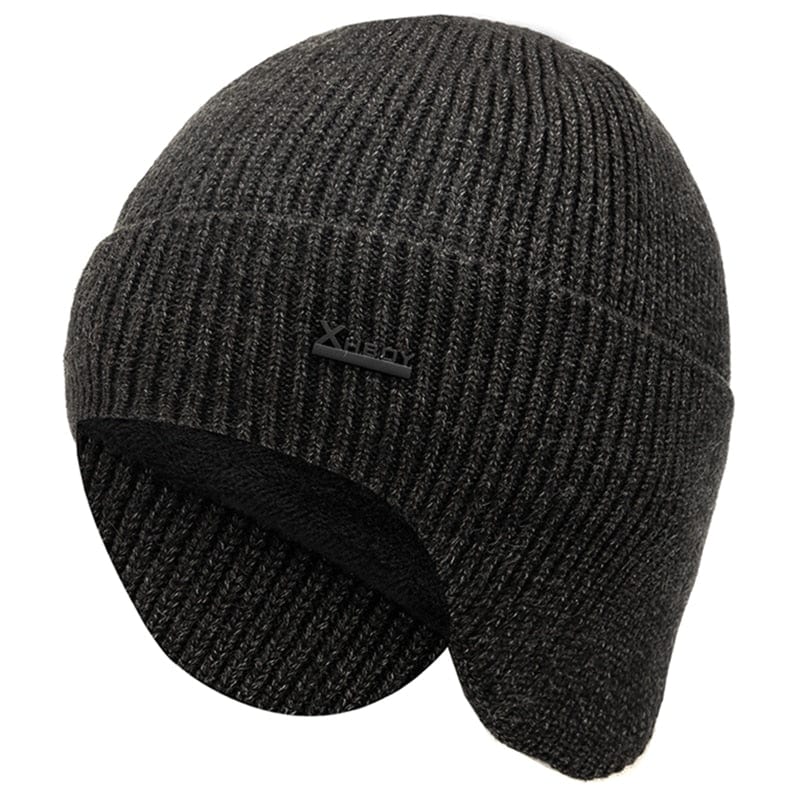 Warm up Wool Beanie with Earflaps Thermal & Wool Beanies