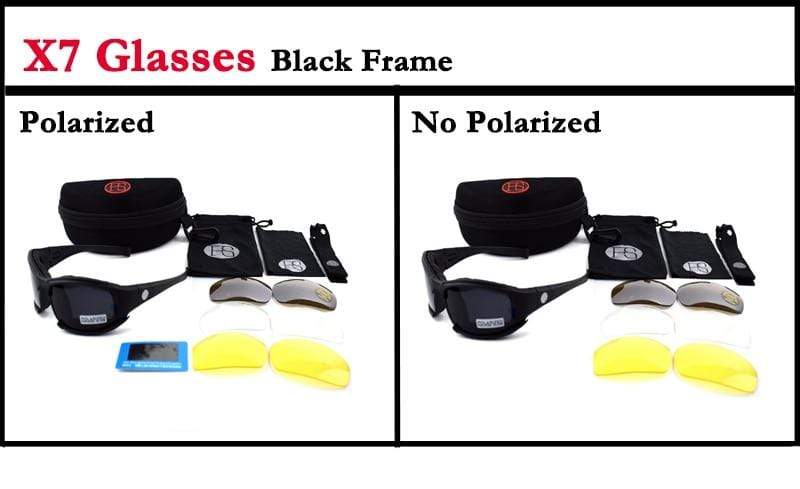 X7 Polarized Glass's 4 Lens Optics
