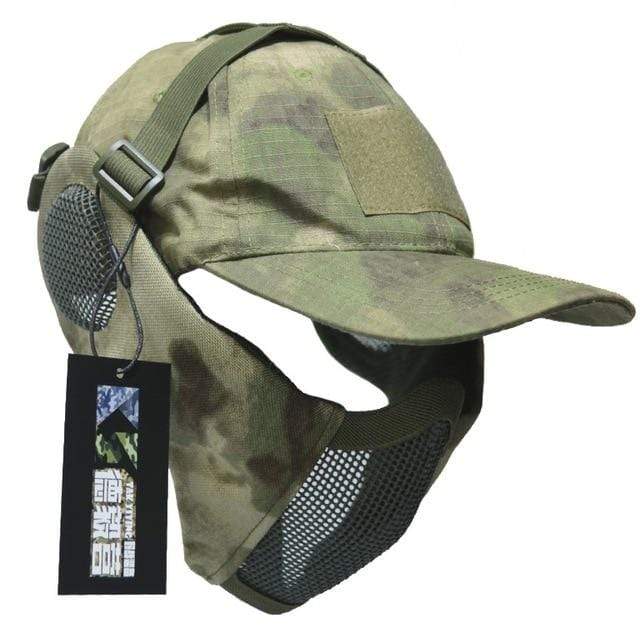 Tactical Foldable Mesh Mask with Cap tactical caps BushLine