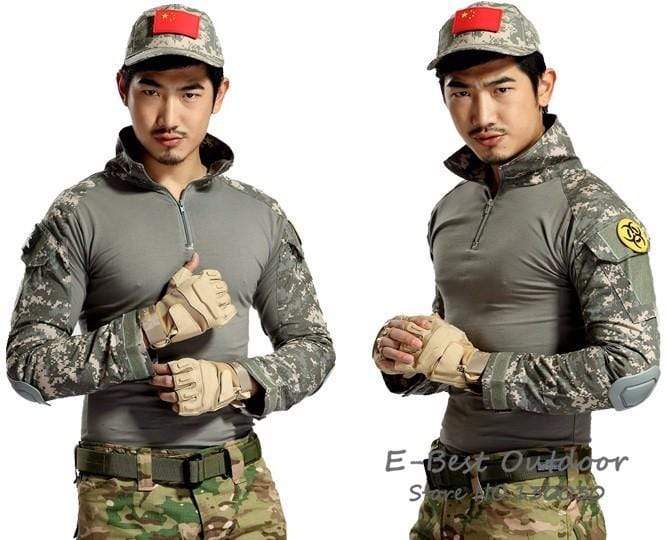 Combat Shirt + Cargo Pants Knee Pads tacticle clothing BushLine