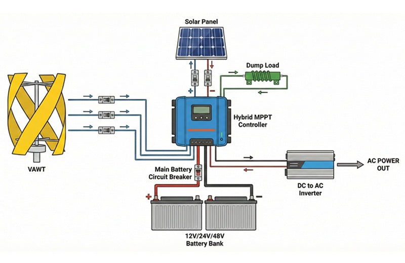 Electrical supplies fo Wind Turbine instalation