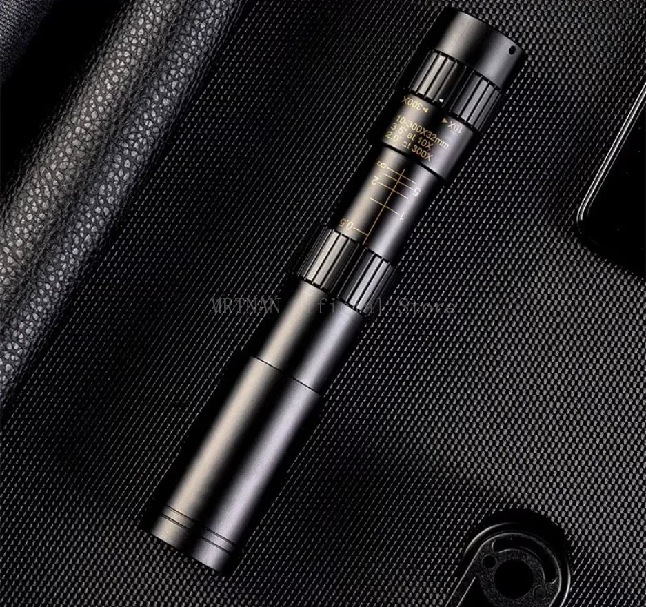 10-300X Phone adaptable Portable Metal Monocular HD 4K Optics  