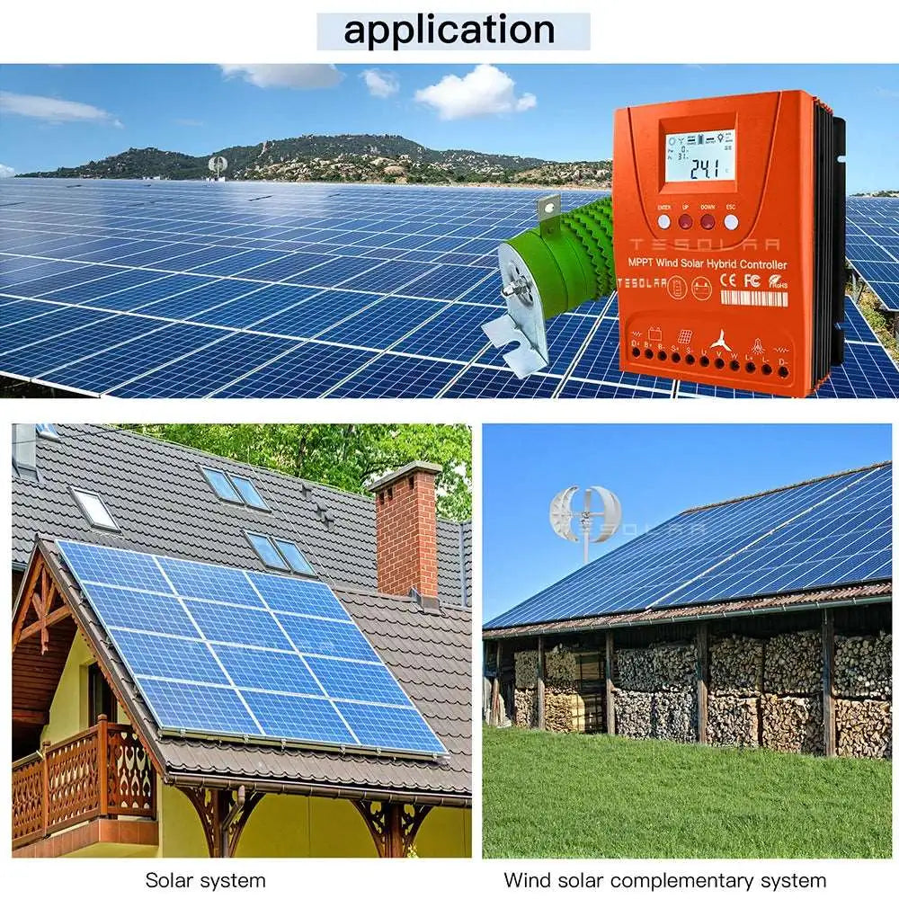 1000W, 1.2 & 1.5kw Hybrid MPPT Controller Wi-Fi power control unit  