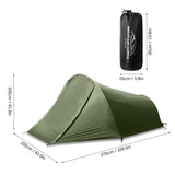 2 Person Outdoor Tent full insect proof mesh Camping Equipment  