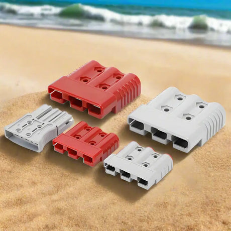 2pcs Anderson Plug 3Pin 50A 75A 175A Quick Connect Kit electrical supplys  