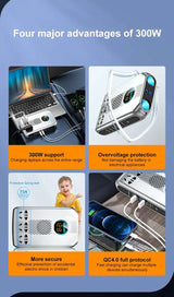 300W Car Power Inverter Adaptor Multifunctional 12/24V   