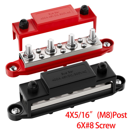 48V DC 400A Power Bus Bar M8 & M10 Set electrical supplys  