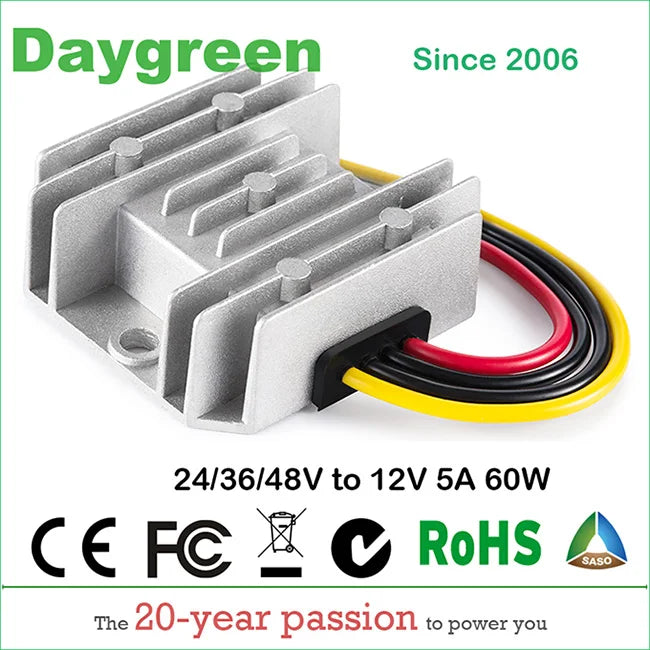 48V TO 12V Voltage Reducer DC DC Step Up - Down Converter Wind & Solar Controllers  