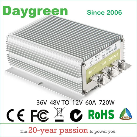 48V TO 12V Voltage Reducer DC DC Step Up - Down Converter Wind & Solar Controllers  