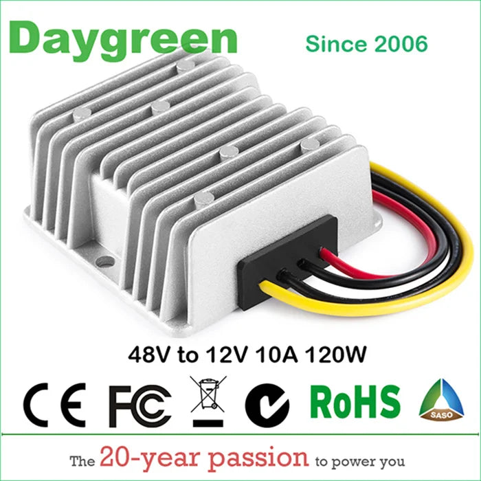 48V TO 12V Voltage Reducer DC DC Step Up - Down Converter Wind & Solar Controllers  