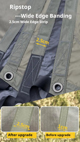 5.1 x 5.1m Tarp Waterproof Awning Shade Tent Shelter Sunshade Camping Equipment  