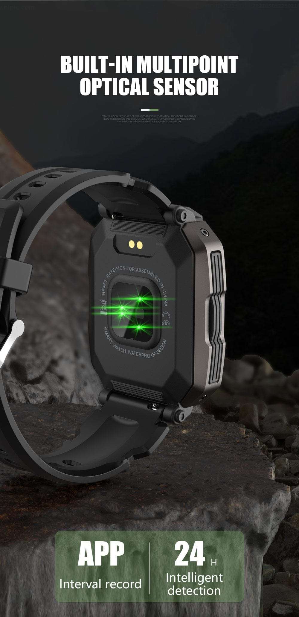 5ATM FC20 Ultra Smart Watch Carbon Watchs  