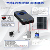 6.2kW Off-Grid Hybrid Solar Inverter MPPT & WiFi Wind & Solar Controllers  