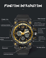 6030 Sports Military Quartz Watch Watchs  