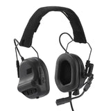 Active Noise Reduction Tactical 2 way Radio Headset Helmet & Pack Accessories  