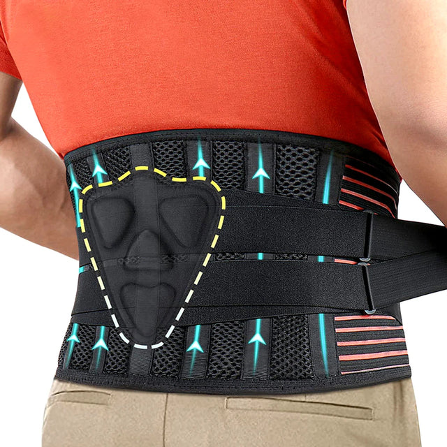 Back Brace for Lower Back Pain Lumbar Support Hi-Vis & Safety  