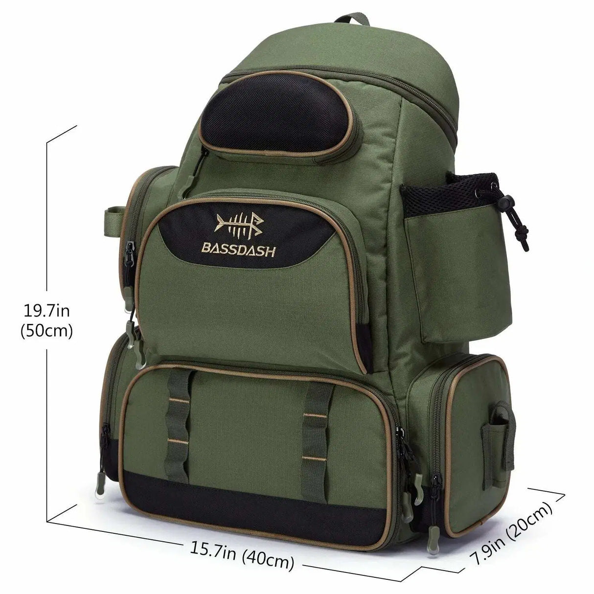 BassDash Fishing Tackle Backpack Multifunctional BackPacks  