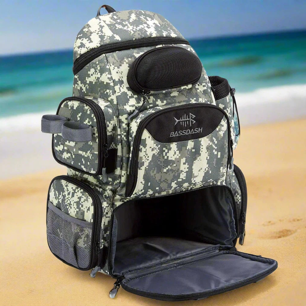 BassDash Fishing Tackle Backpack Multifunctional BackPacks  