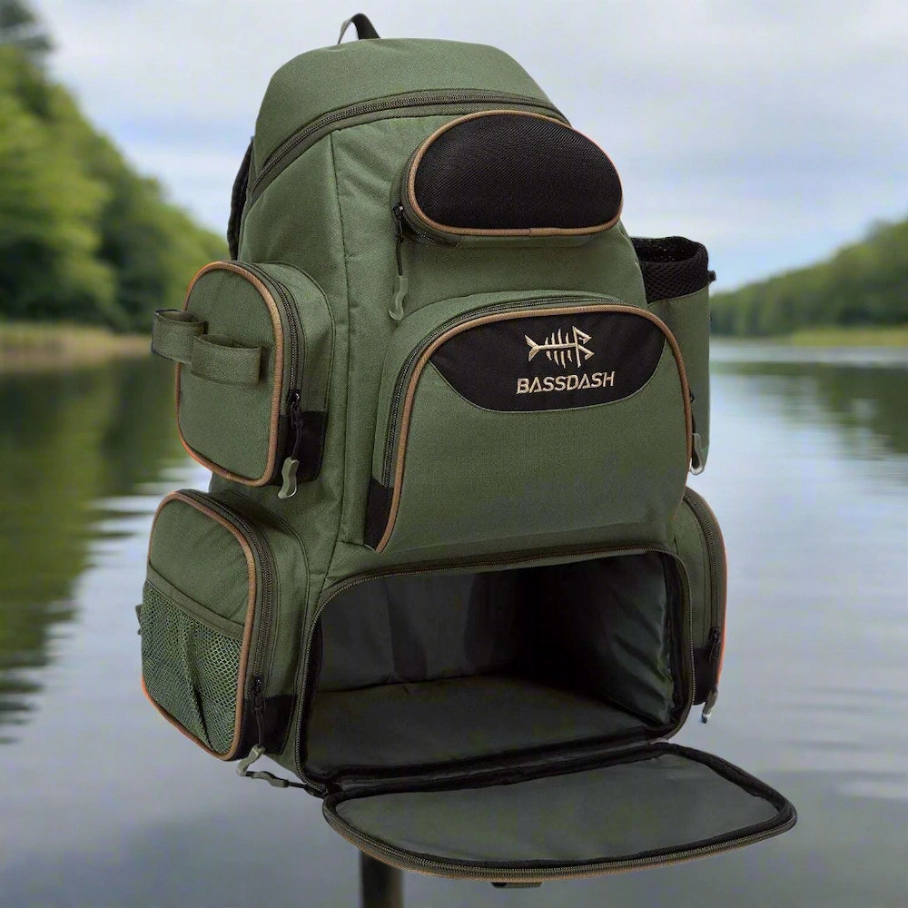 BassDash Fishing Tackle Backpack Multifunctional BackPacks  