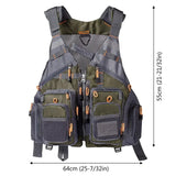 Bassdash Breathable Fishing Tackle Vest Jacket Marine & Fishing  