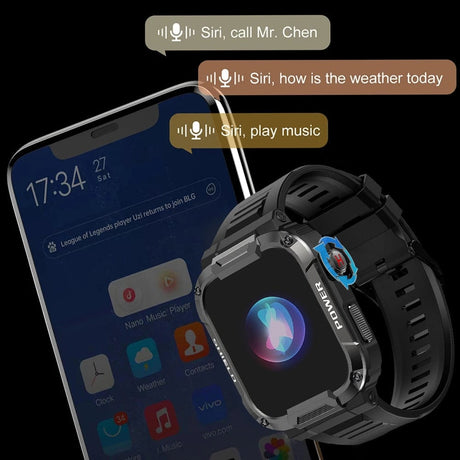 Bluetooth Call Fitness Voice Assist Watch Watchs  