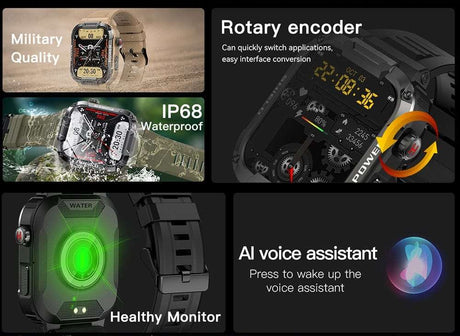 Bluetooth Call Fitness Voice Assist Watch Watchs  