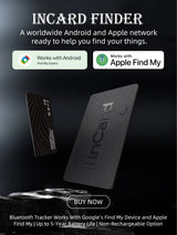 Bluetooth GPS Tracker Smart Finder  for IOS or Android Card Wallet Security & Safety  