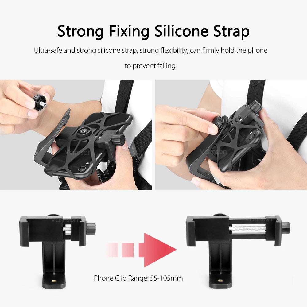 Body Harness Phone Mount Hands Free phone stuff  