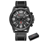 CURREN 8314 Waterproof Sport Watch Genuine Leather Smart Watches  