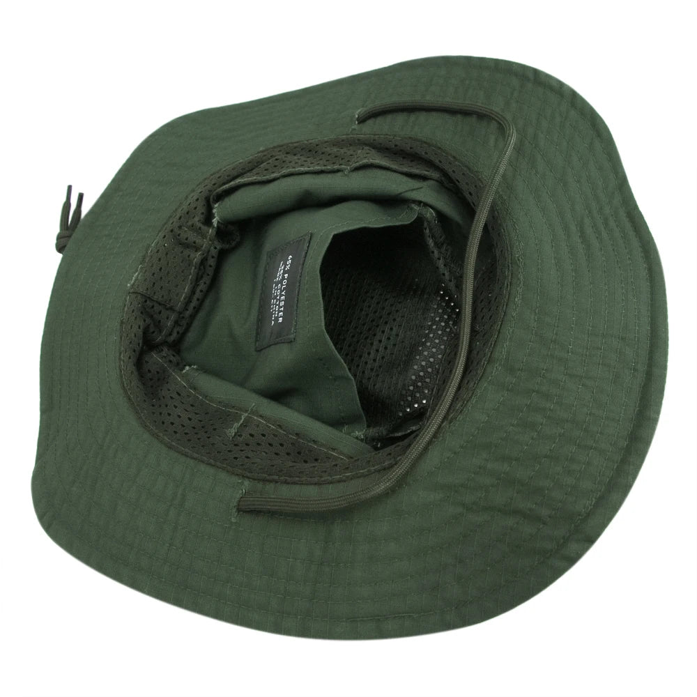 Camo Brimmed Breathable Bucket Hat tactical hats  