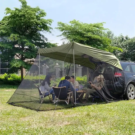 Camping Rear Tent, Mosquito Prevention and Sunshade, SUV Car 4x4 Camping Equipment  