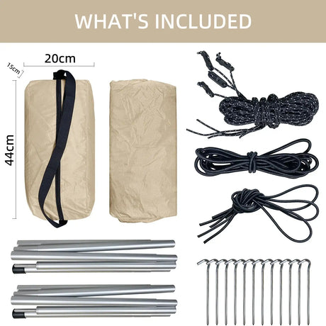 Camping Rear Tent, Mosquito Prevention and Sunshade, SUV Car 4x4 Camping Equipment  