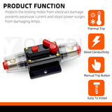 Circuit Breaker Fuse 20A to 300A Manual Reset Waterproof 12V 48V electrical supplys  